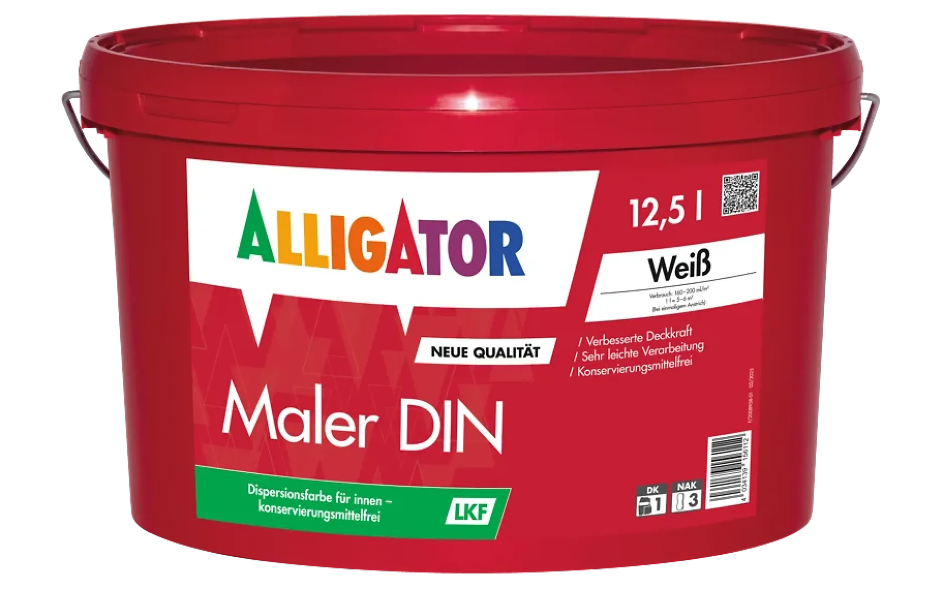 Alligator Maler DIN LEF weiß 12,5 l