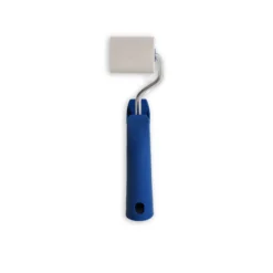 Andrückroller 4,5 cm aus Kunststoff mit PU-Schaumrolle