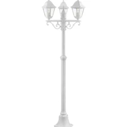 Außenstandleuchte Luis - Glas Weiss