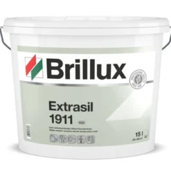 Brillux Extrasil 1911 Silikat-Fassadenfarbe weiss 15 l