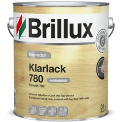 Brillux Impredur Klarlack 780 farblos, seidenmatt 3 l