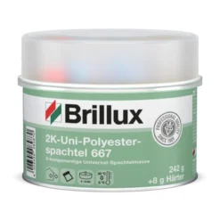 Brillux 2K-Uni-Polyesterspachtel 667 1 kg inklusive Härter