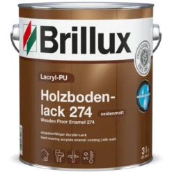 Brillux Lacryl-PU Holzbodenlack 274 weiß 3 l