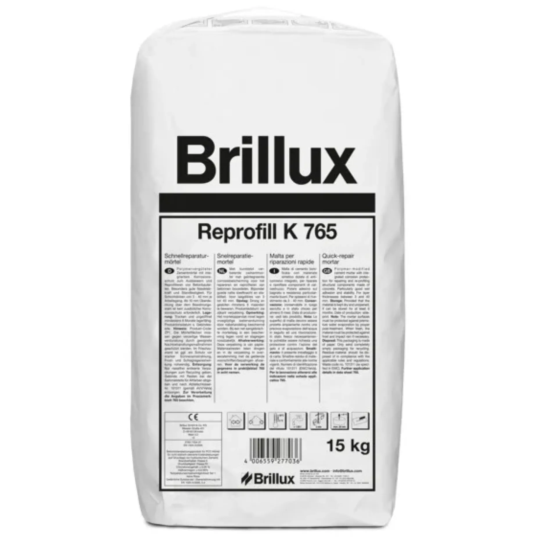 Brillux Reprofill K 765 1K-Mörtel 15kg