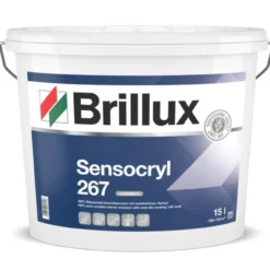 Brillux Sensocryl 267 weiß, seidenmatt 15 l