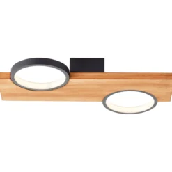 Deckenleuchte aus Holz - Elena - Braun
