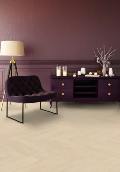 Fischgrät-Vinyl Gerflor Virtuo 55 Blomma Cream 39201463