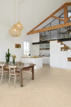 Fischgrät-Vinyl Gerflor Virtuo 55 Blomma Cream 39201463