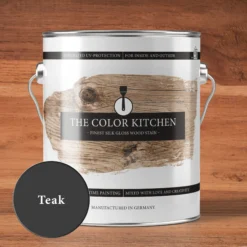 Holzlasur Teak seidenglänzend - 2,5 l - The Color Kitchen