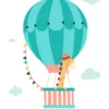 Leinwand Animal Balloon II 30 x 45 cm