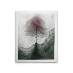 Leinwand Aquarell Tree II 40 x 50 cm