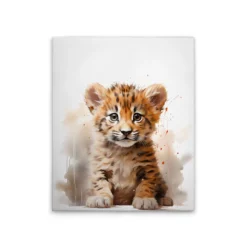 Leinwand Baby Cheeta 40 x 50 cm