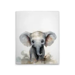 Leinwand Baby Elefant 40 x 50 cm