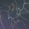 Leinwandbild Abstrakte Linien, dunkelblau, 100x40 cm DD123244