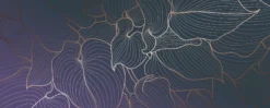 Leinwandbild Abstrakte Linien, dunkelblau, 100x40 cm DD123244