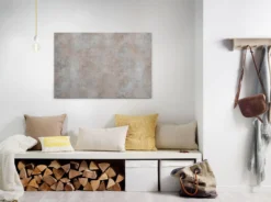 Leinwandbild Abstrakte Textur, grau, 90x60 cm DD120445