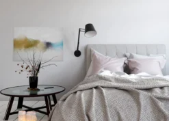 Leinwandbild Abstraktion, beige, 90x60 cm DD120502