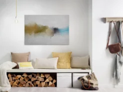 Leinwandbild Abstraktion, beige, 90x60 cm DD120502