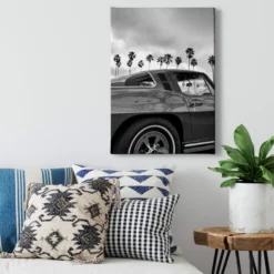 Leinwandbild Auto, grau, 50x70 cm DD123136