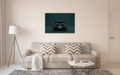 Leinwandbild Auto, schwarz, 90x60 cm DD120413