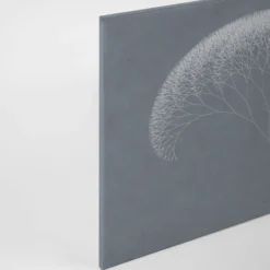 Leinwandbild Baum, grau, 90x60 cm DD120406