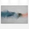 Leinwandbild Berge, blau, 90x60 cm DD120500