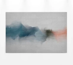 Leinwandbild Berge, blau, 90x60 cm DD120500