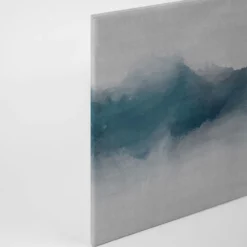 Leinwandbild Berge, blau, 90x60 cm DD120500