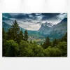 Leinwandbild Berglandschaft, 90x60 cm DD120301