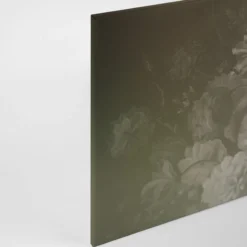 Leinwandbild Blumen, grau, 90x60 cm DD120493