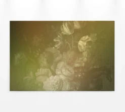 Leinwandbild Blumen, grün, 90x60 cm DD120491