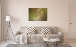 Leinwandbild Blumen, grün, 90x60 cm DD120491