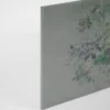 Leinwandbild Blumenmuster, grau, 90x60 cm DD120398