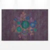 Leinwandbild Blumen, violett, 90x60 cm DD120435