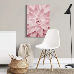 Leinwandbild Blume, rosa, 50x70 cm DD123118