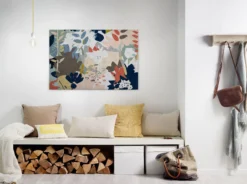 Leinwandbild Botanik, beige, 90x60 cm DD120486