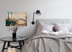 Leinwandbild Brücke, 90x60 cm DD120302
