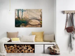 Leinwandbild Brücke, 90x60 cm DD120302
