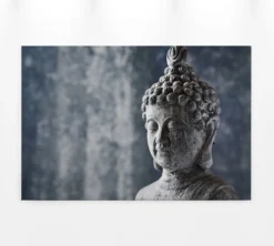 Leinwandbild Buddha, grau, 90x60 cm DD120320