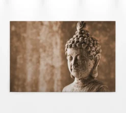 Leinwandbild Buddha, sepia, 90x60 cm DD120319
