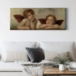 Leinwandbild Engel, beige, 100x40 cm DD123242