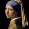 Leinwandbild Frau, dunkelblau, 50x70 cm DD123153