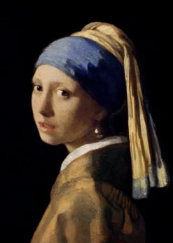 Leinwandbild Frau, dunkelblau, 50x70 cm DD123153