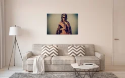 Leinwandbild Frau, sepia, 90x60 cm DD120417