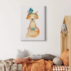 Leinwandbild Fuchs, orange, 50x70 cm DD123188