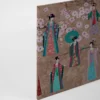 Leinwandbild Geishas, braun, 90x60 cm DD120403