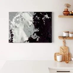 Leinwandbild Gesichter, weiß, 70x50 cm DD123086
