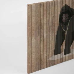 Leinwandbild Gorilla, braun, 90x60 cm DD120428