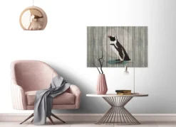 Leinwandbild Hund, braun, 90x60 cm DD120429