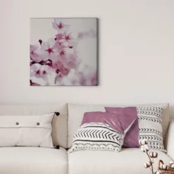 Leinwandbild Kirschblüten, rosa, 50x50 cm DD123260